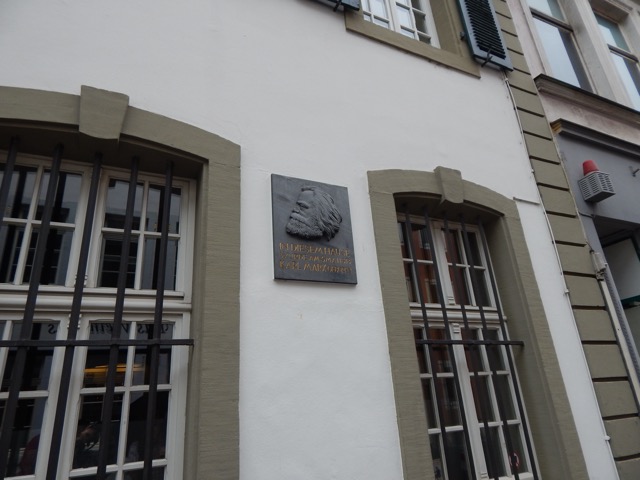 Birth house of Karl Marx in 1818 in Trier. He was the father of Communism