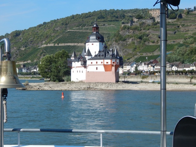Customs House castle on an island in the Rhine