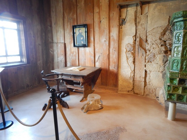 The room where Martin Luther translated the Bible into German in 1521-22