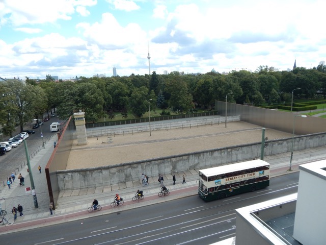 The Berlin Wall - double wall with no man's land between