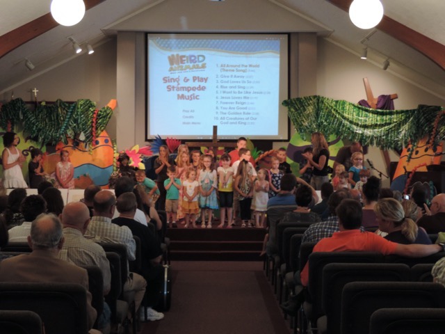 VBS Closing Program at Berea Chr.Ch. in Brazil, IN