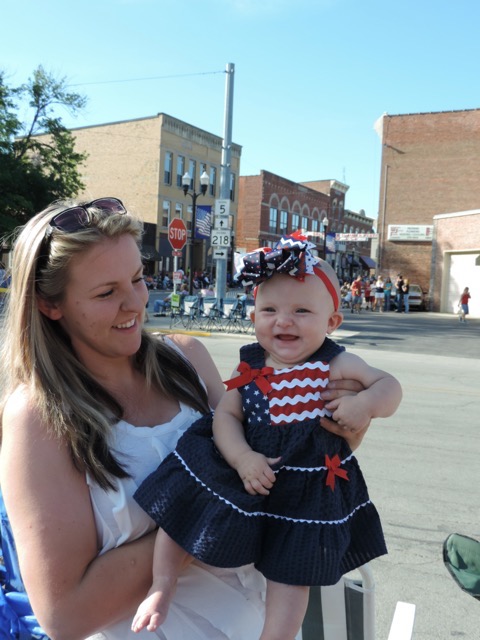 Randy's relatives ready for the parade