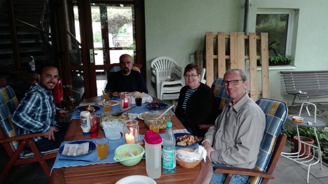 BBQ with our Syrians