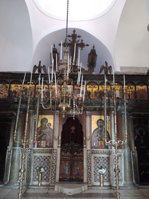 The church is very small and filled with traditional Eastern Orthodox deco.