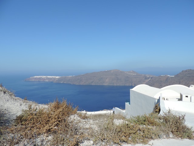 We could see our goal around the Caldera at the tip of the island.