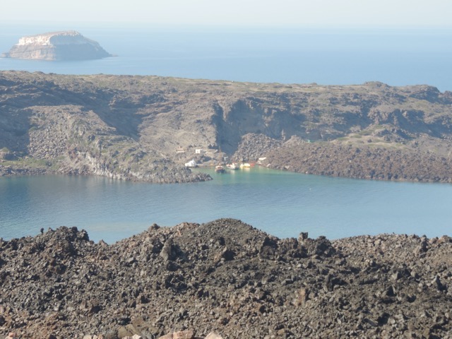 Next stop was the hot springs at the neighboring isle (volcano from 100 AD).