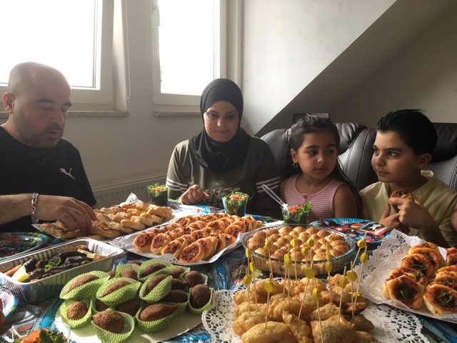 Celebrating our Syrian Grandson's Birthday